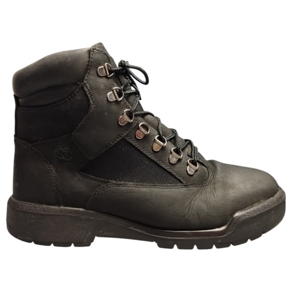 Timberland Field Hiking Boots Mens US Size‎ 10 Black Waterproof Workwear Lace Up